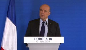 Alain Juppé ne sera "pas candidat" à la présidentielle