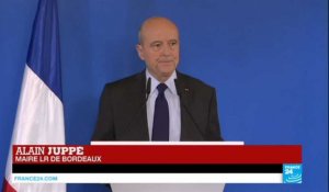 REPLAY - Intervention d'Alain Juppé : "Je ne serai pas candidat à la présidence de la République"