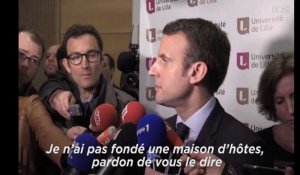 Macron sur l'éventuel ralliement de Valls : "Je n'ai pas fondé une maison d'hôtes !"