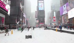Tempête de neige à New York