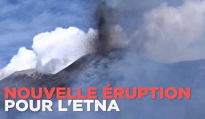 Nouvelle éruption spectaculaire pour l'Etna