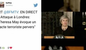 Attentat de Londres : Theresa May adresse ses "pensées" aux victimes