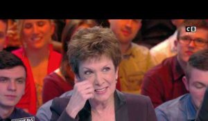 Catherine Laborde très émue de revoir ses adieux dans "TPMP"