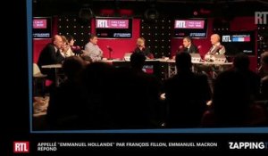 Emmanuel Macron : sa réponse piquante à François Fillon après "Emmanuel Hollande"