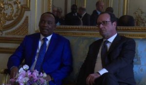 F. Hollande reçoit son homologue nigérien