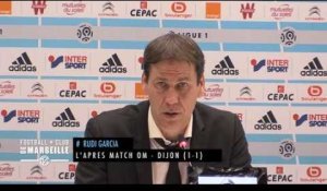 OM -Dijon (1-1): La grosse colère de Rudi Garcia
