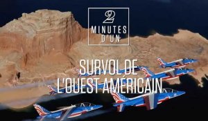 2 minutes d'un survol de l'Ouest américain avec la Patrouille de France