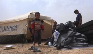 Conditions "tragiques" pour des Syriens ayant fui l'EI à Raqa