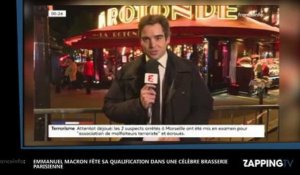 Emmanuel Macron critiqué pour son dîner dans une brasserie chic, il s'énerve (Vidéo)