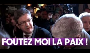 Jean-Luc Mélenchon s'énerve contre des journalistes (Vidéo)