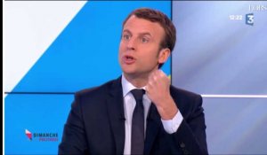 Macron compare Fillon à Balkany