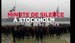 Une minute de silence à Stockholm pour les victimes de l'attentat