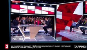 Emmanuel Macron : La prof qui a piégé France 2 avoue son soutien à François Fillon (Vidéo)