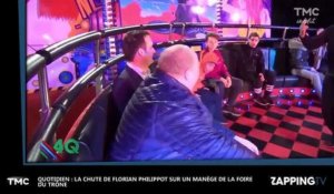 Florian Philippot fait une chute hilarante à la Foire du Trône (Vidéo)
