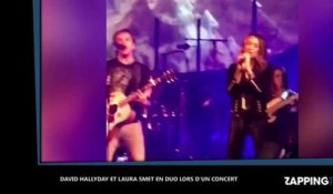 Johnny Hallyday: Laura Smet et David Hallyday se retrouvent sur scène (Vidéo)