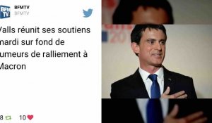 Benoît Hamon évoque de lui-même le potentiel ralliement de Manuel Valls à Emmanuel Macron