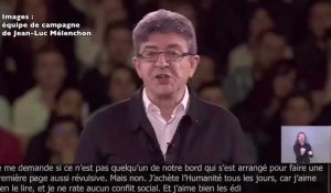 Jean-Luc Mélenchon réagit à la une des Echos du mardi 11 avril