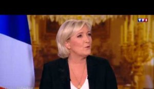 Quand Marine Le Pen répète les mêmes arguments anti-immigration