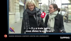 François Fillon : Nadine Morano s'énerve contre une journaliste de Quotidien (Vidéo)