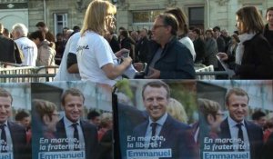 Macron à Bordeaux, en quête d'électeurs juppéistes déboussolés