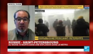 Russie : une explosion dans le métro de Saint-Pétersbourg
