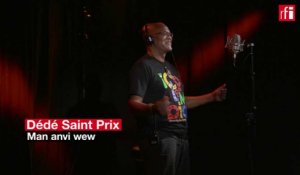 Dédé Saint-Prix chante "Man anvi wew" dans Couleurs Tropicales @RFI