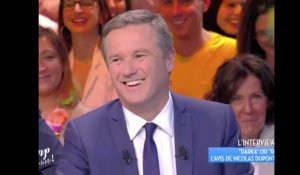 Nicolas Dupont-Aignan dans TPMP : "Hollande, il est rassrah de rassrah!"