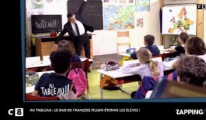 Au Tableau : François Fillon tente un DAB, Twitter adore