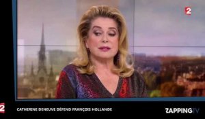 Catherine Deneuve dénonce un manque de respect envers François Hollande