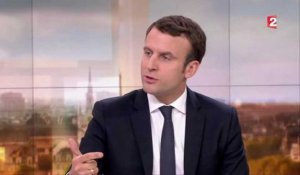 Emmanuel Macron s'adresse à Laurent Delahousse
