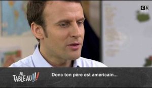 Macron parle anglais