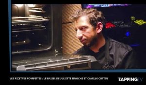 Juliette Binoche et Camille Cottin échangent un baiser dans Les recettes pompettes (vidéo)