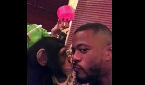OM : Quand Patrice Evra embrasse un singe
