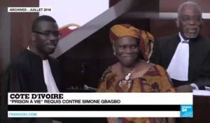 Côte d'Ivoire : "prison à vie" requis contre Simone Gbagbo
