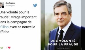 François Fillon dévoile sa nouvelle affiche de campagne et ça fait rire Twitter