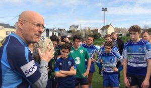 Rugby : Bernard Laporte entraîne les jeunes