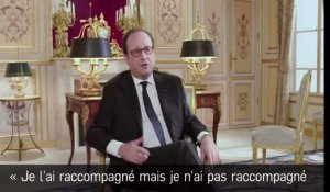 Hollande regrette son attitude envers Sarkozy lors de la passation de pouvoir en 2012