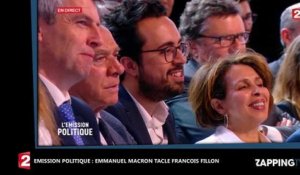 Emmanuel Macron - L'Emission politique : François Fillon moqué par le candidat (Vidéo)
