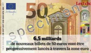 Un nouveau billet de 50 euros pour faire face aux contrefaçons