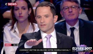 "Le Grand Débat" : Hamon réclame que l'on arrête de donner la parole à Le Pen