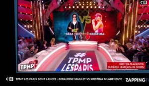 TPMP - Les paris sont lancés : Géraldine Maillet affronte la championne de tennis Kristina Mladenovic (vidéo)