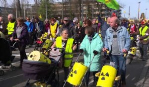 Strasbourg: manifestation des anti-nucléaires