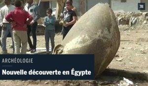 Égypte : découverte d'une probable statue de Ramsès II dans la banlieue du Caire