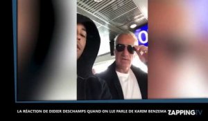 Karim Benzema : La réaction de Didier Deschamps quand un individu lui parle du joueur (Vidéo)