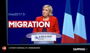 Marine Le Pen : l'obsession des cadres du FN sur l'immigration dans les interviews (vidéo)
