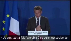 Insolite : Macron ne comprend pas son discours