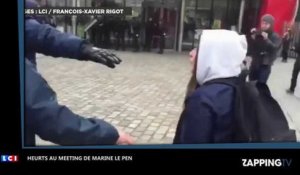 Gilbert Collard attaqué au cocktail Molotov au meeting de Marine Le Pen (vidéo choc)