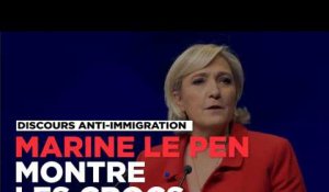 Le Pen : "Je ferai un moratoire sur l'immigration légale pour arrêter ce délire"