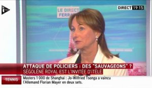 "Des sauvageons" : Ségolène Royal vole au secours de Bernard Cazeneuve