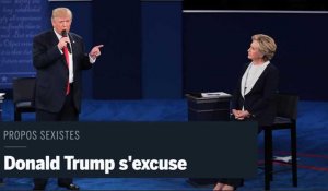 Présidentielle aux Etats-Unis : Donald Trump s'excuse pour ses propos sexistes
